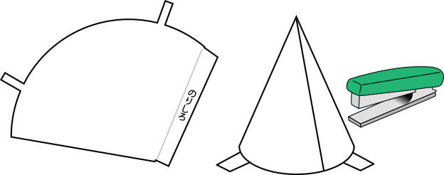 三角帽の作り方イメージ3